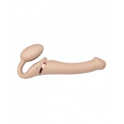 Strap-on-Me - Stroppeløs Strap On med Vibrering - Medium - Lys Hudfarge Strap-on-Me - Stroppeløs Strap On med Vibrering - Medium - Lys Hudfarge