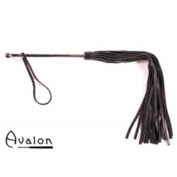 Avalon - SORCERESS - Sort flogger med langt metall håndtak