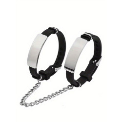 BQS - Trollbundet - Armbånd cuffs - Sort og sølv