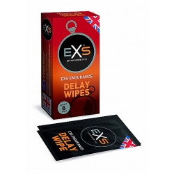 EXS - Delay Wipes - Utholdenhet - 6stk