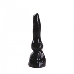 Dark Crystal - sort dildo med stødig bunn - 60 Dark Crystal - sort dildo med stødig bunn - 60