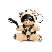 XR BRANDS - BDSM Teddy Keychain - Nøkkelring Bamse med maske og pisk 