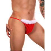 Gnist - Herre Julestring med plush - Rød