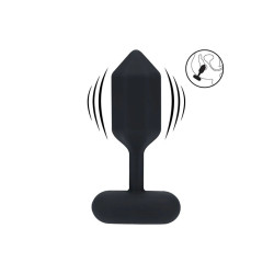 Levelz - 3 - Hexagonformet buttplugg med vibrasjon - Large